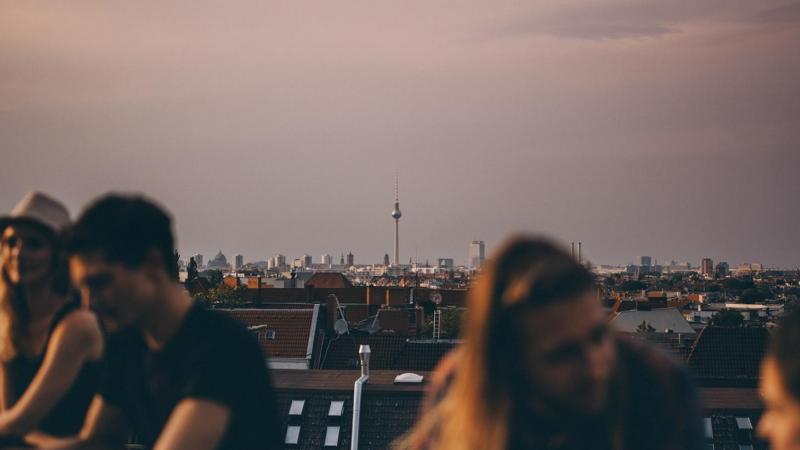 Junge Menschen in Berlin