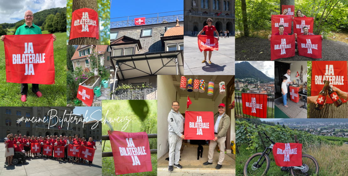 Unsere Community zeigt Flagge für die Bilateralen